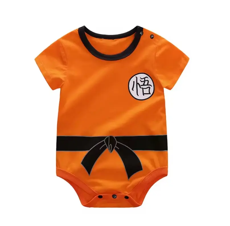 Body Bebé Estilo Dragon Ball – 100% Algodón (0 a 18 Meses)