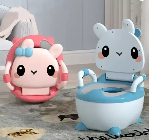 Orinal Infantil con Diseño de Conejo – Asiento Portátil de Entrenamiento para Bebés (1 a 6 años)